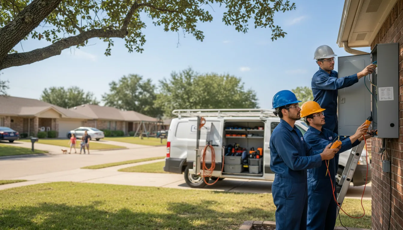 Certified electrician providing emergency electrical services in Karlsruhe, ND